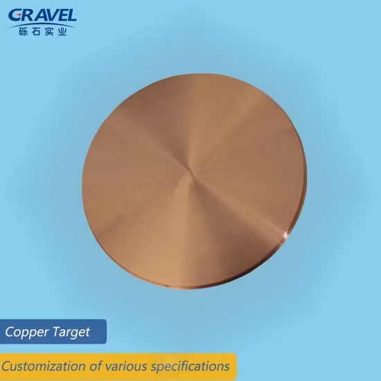 Objetivo de cobre Objetivo de farfulla al vacío PVD