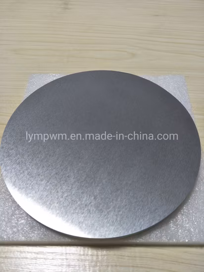 Fabricación de láminas de tungsteno de alta densidad W1 99,95%, placas de tungsteno