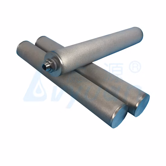 Sinterizado de 1 a 200 micras, tubos de filtro industriales de acero inoxidable, filtro de polvo de Metal puro Ss31 sinterizado para filtración de agua